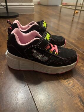 The Wave Kids Black & Pink Light-Up Sneakers